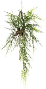 Plantă artificială Ferigă Asparagus suspendată H 70 cm verde