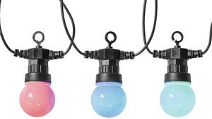 Ghirlandă LED Nedis SmartLife 10 becuri multicolor, conexiune WiFi