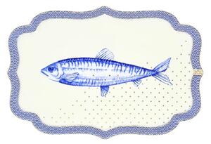 Tavă din porțelan, 26 x 18 cm, Pip Studio, Yerseke, colecția Royal White