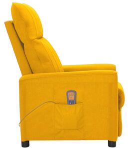 Scaun de masaj, galben, țesătură