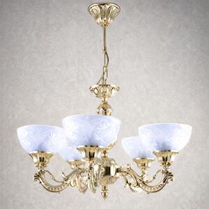 Lustra Toledo cu 5 Brate, Desing Clasic, Finisaj French Gold, - Bussy Lighting 7225-78-05