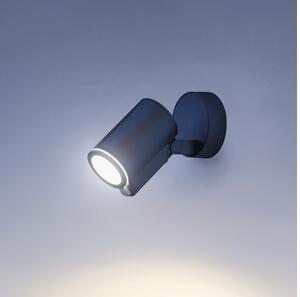 Proiector spot cu LED integrat Steinel One 7,9W, senzor de mișcare, pentru exterior IP44, antracit, conexiune Bluetooth