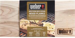 Set plăcuțe afumare Weber din lemn cedu 30x15 cm 2 buc