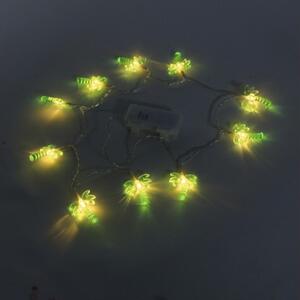 Ghirlandă luminoasă de vară formă palmier 0,9 m, 10 LED-uri, alb cald