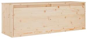Dulap de perete, 100x30x35 cm, lemn masiv de pin