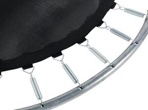 Trambulină copii EXIT Black Edition cu plasă de siguranță și scară Ø 305 cm H 256 cm negru incl. set ancore
