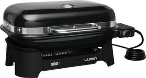 Grătar electric Weber Lumin Compact 2200 W negru incl. termometru în capac, tavă de colectare grăsime, cablu