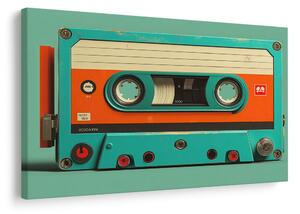 Tablou casetă retro de magnetofon