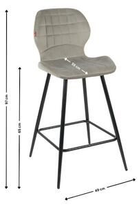 Scaun Bar KJC280 Gri