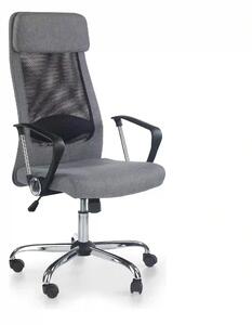 Scaun de birou ZOOM, negru/gri, stofa mesh/metal, 61x64x113/123 cm