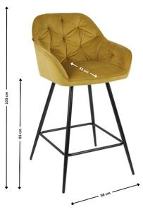 Scaun Bar KJC275 Mustar