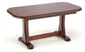 Masa extensibila TYMON 2, nuc inchis, lemn de fag, 125/164x65x60/72 cm