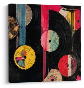 Tablou fantezie discuri de vinil