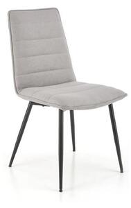 Scaun K493, gri/negru, stofa clasica/metal, 47x60x92 cm