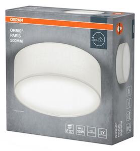 Osram - Plafonieră ORBIS PARIS 1xE27/25W/230V diam. 30 cm albă