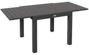 Masă extensibilă pentru terasă Outsunny, cu 4-6 locuri, 81-162 cm | Aosom Romania