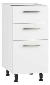 Dulap de jos Vento D3S-40/82, alb mat