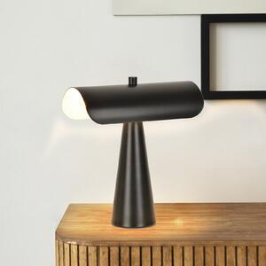 COREP Lampa de masă Billie, negru mat, 30 cm, metal, Negru, Camera de zi / sufragerie, Metal, Modern
