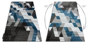 Covor INTERO TECHNIC 3D caro triunghiuri albastru