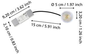 Eglo 902333 - Modul LED exterior PUCK LED/4,9W/230V 2700/4000/6500K IP65