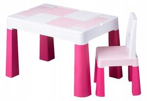 Set masă+scaun pentru copii Tega Multifun Culoare: roz