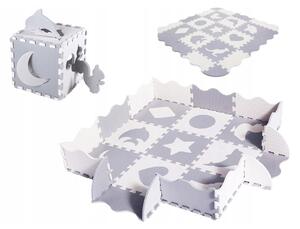 Vulpi Spumă covor de joacă Puzzle alb