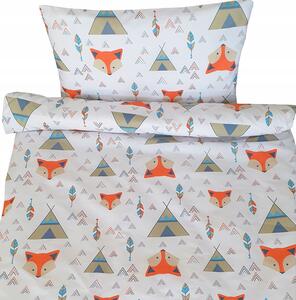 Lenjerie de pat pentru copii 120x90 Vulpi Fox