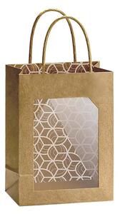 Pungi kraft fereastra 185x150x75mm SET 10 buc