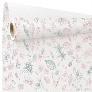 Hartie cadouri buchete Verde-Roz Variety in rola 0,79 x 25 metri