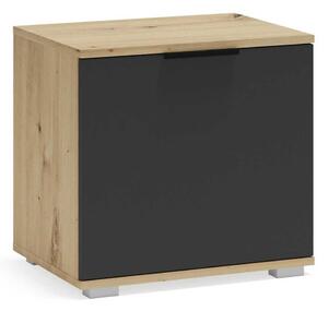 Suport pentru pantofi Walker 50 cm, stejar artisan / antracit
