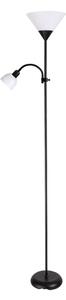 Brilagi - Lampadar ARIANA 1xE27/100W/230V + 1xE14/25W negru