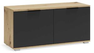 Suport pentru pantofi Walker 100 cm, stejar artisan / antracit