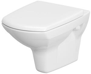 Cersanit Carina vas wc cu capac soft-close agăţat fără margine alb K701-033
