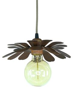 Bohemia-Design - Candelabru suspendat pe cablu 1xE27/60W/230V, finisaj bronzat