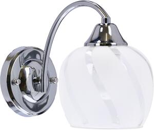 Candellux Prego lampă de perete 1x40 W alb-crom-transparent 21-09449