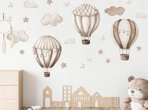 Vulpi Copii autocolante de perete Baloons Bej 100x90 cm