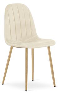 Scaun de luat masa PADVA VELVET, bej deschis