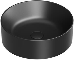 Catalano Zero lavoar 40x40 cm rotund de blat negru mat 0123400022
