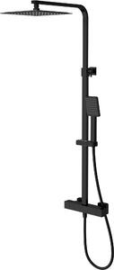 Cersanit City set de duș perete cu termostat da negru S951-849