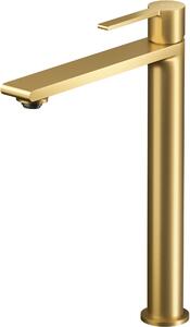Cersanit Virgo baterie lavoar stativ auriu S951-866