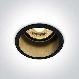 One Light Ormos lampă încorporată 1x50 W negru 10105D8/B/B