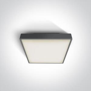 One Light Miladeza plafoniera de exterior 1x12 W antracit 67282E/AN