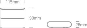 One Light Koutsi aplica exterior 2x3 W antracit 67376/AN/W