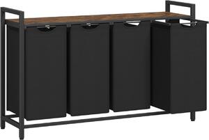 Cos de rufe Vasagle Negru 115.6x33x72.5 cm