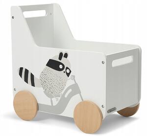 Kinderkraft Racoon cutie de jucării, cărucior