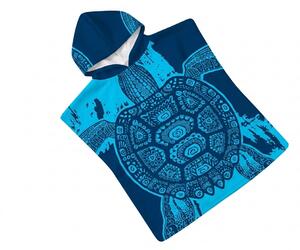 Poncho pentru copii INDIGO albastru 60x120 cm