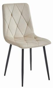 Scaun Bucatarie/Dining Fido Catifea Bej