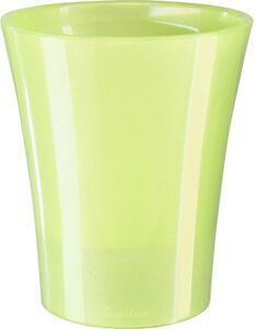 Ghiveci Arte-Dea, plastic, Ø 16,5 cm, h 18 cm, verde lime, inclus sistem de irigare