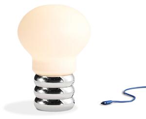 Lampă de masă Ingo Maurer, B.Bulb, reglabil, Metalic, Camera de zi, Metal, Design