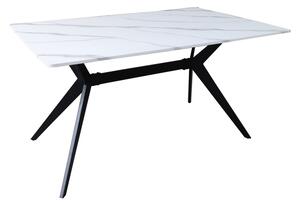 Masa Bucatarie/Dining Nappas MDF Finisaj Marmura Alba 140x80x75cm